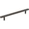 Jeffrey Alexander 160 mm Center-to-Center Brushed Pewter Square Dominique Cabinet Bar Pull 845-160BNBDL - alternate 1
